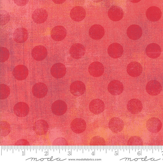 Grunge Hits The Spot New Salmon 30149 47 Moda Basic, sold by the 1/2 Yard - Cut Continuously