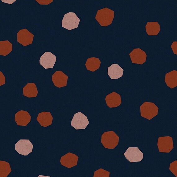 Cotton Linen CANVAS 2019 - Ruby Star Society Chunky Dots Indigo RS5024 20L - Moda Fabrics -sold by the 1/2 Yard - Cut Continuously