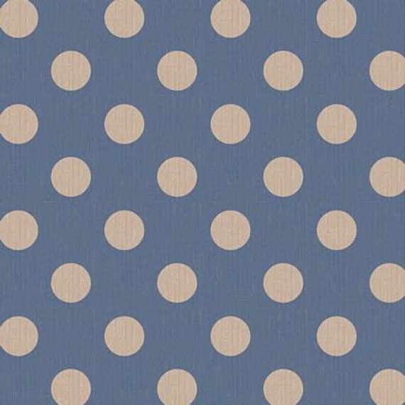 Tilda- Chambray Dots, in Denim, sold by the 1/2 yard or the yard