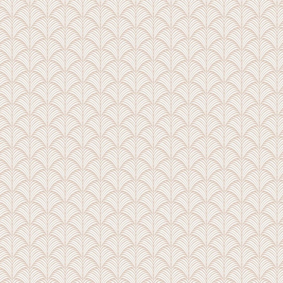 Loulu Fans Sand, By Mister Domestic, for Art Gallery Fabric, sold by the 1/2 yard or the yard