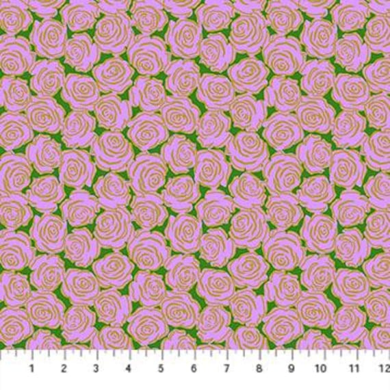 Yesterday, Rosette, in Lilac, AMT159-83C, Northcott Fabrics, Anna Maria Textiles, sold by the yard
