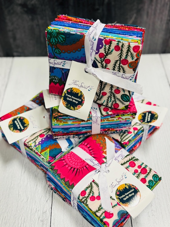 Bright Eyes, Spark Fat Quarter Bundle, 12 Fat Quarters, By Anna Maria, FreeSpirit Fabrics