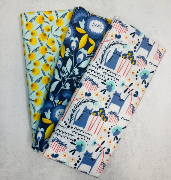 RJR Bundle #1, blue, 3 yard bundle