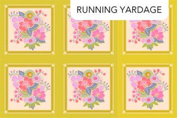 Allegory, Squaredance, in Tart, By Anna Maria Parry, AMT 144-71V, Anna Maria Textiles, sold by the yard