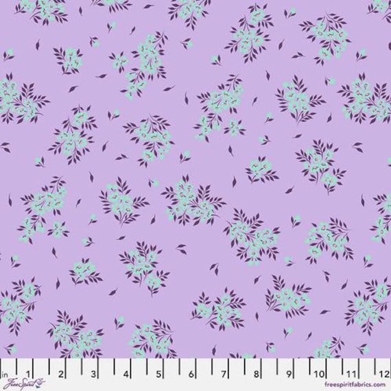 What a Ditz, in Pink Viola, Tula Pink True Colors, 100% cotton, sold by the yard