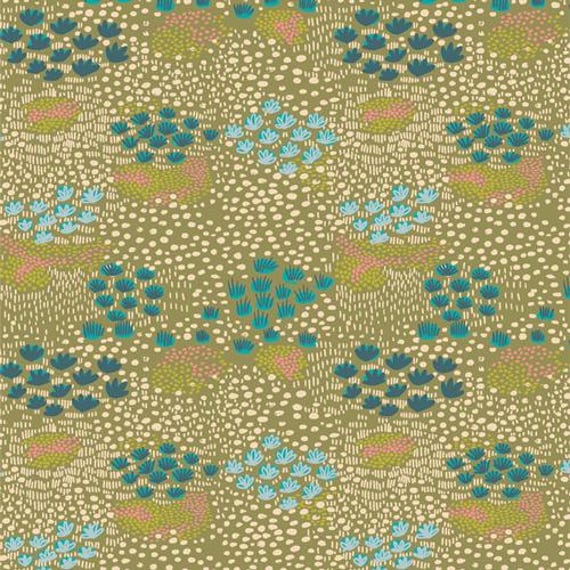 Stillwater, Petal Reflections Twilight, by Katie O’Shea, Art Gallery Fabrics, sold by the yard