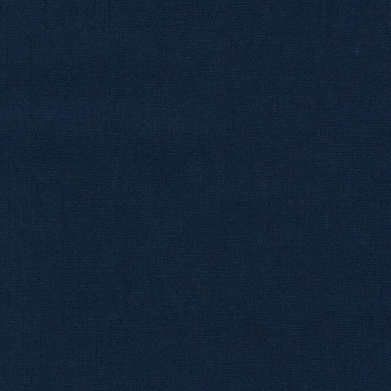 Navy, Linen Cotton Solids, E014-1243,  from Essex for Robert Kaufman, sold by the 1/2 yard or the yard