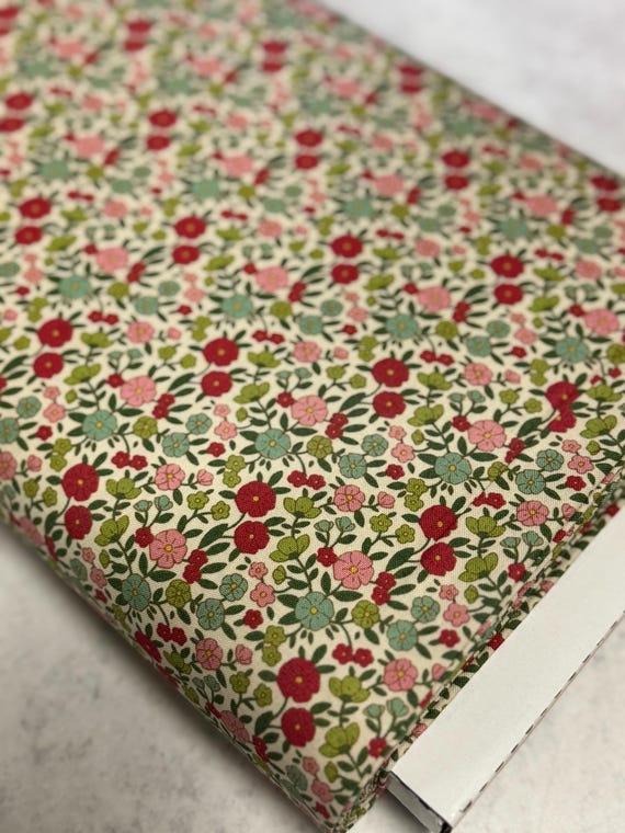 Wallflower, Janice, in Green, By  Tone Finnanger, Tilda Fabric's, sold by the yard