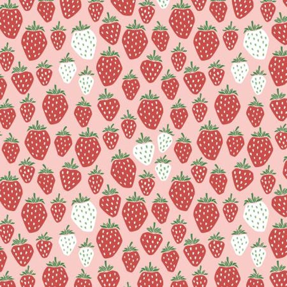 Under The Apple Tree II, Queen Of Berries, Summer Red Fabric, LV500-SR1 , sold by the yard