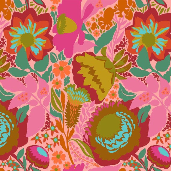 Jumpstart, Shadows, in Bouquet, WIDEBACK 108", BAMT134-23, Anna Maria Textiles, Northcott Fabrics, sold by the yard