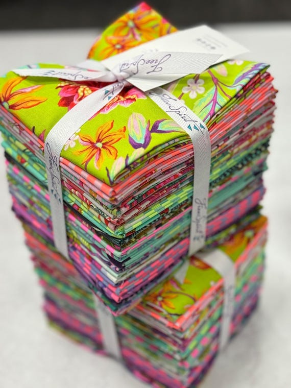 Untamed, Precuts, Fat Quarter Bundle, by Tula Pink, FreeSpirit Fabrics, 24 pieces