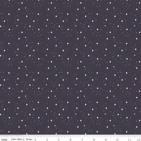 Elegance Eternal in Midnight, By Corinne Wells, For Riley Blake Designs, Sold by the 1/2 yard or the yard