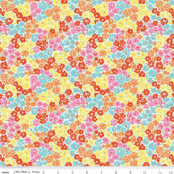 London Parks Kensington Confetti C, By Liberty Fabrics, Riley Blake Designs, sold by the 1/2 yard or the yard