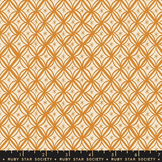 Camellia Macrame Caramel, RS0034 14 Ruby Star, Ruby Star Society, By Melody Miller, Moda, Sold by the 1/2 yard or the yard