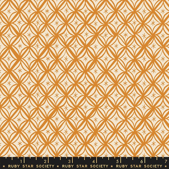 Camellia Macrame Caramel, RS0034 14 Ruby Star, Ruby Star Society, By Melody Miller, Moda, Sold by the 1/2 yard or the yard