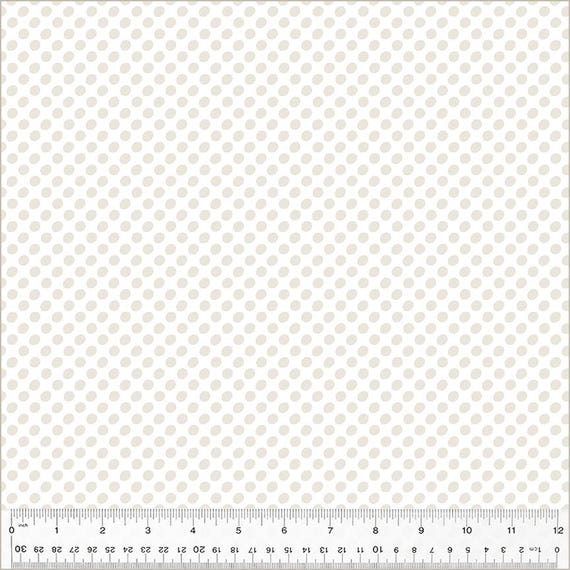 DOT TO DOT, Snowdrop, by Heather Givans, Windham Fabrics, sold by the 1/2 yard or the yard