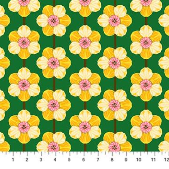 Iconic, in Verdant, AMT126-54L, By Anna Maria Parry, Anna Maria Textiles, sold by the yard