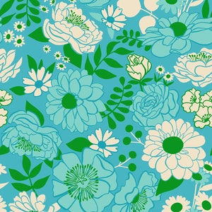 Rise And Shine, Morning Bloom, in Succulent, RS0077 13, By Melody Miller, Ruby Star, sold by the 1/2 yard or the yard