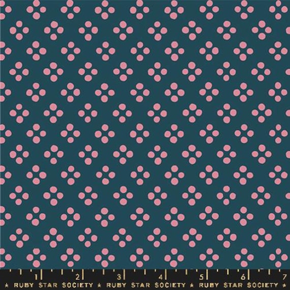 Geometry,Pixie Dots, Vintage Novelty, in Galaxy, RS5172 13, Ruby Star, Moda, sold by the yard