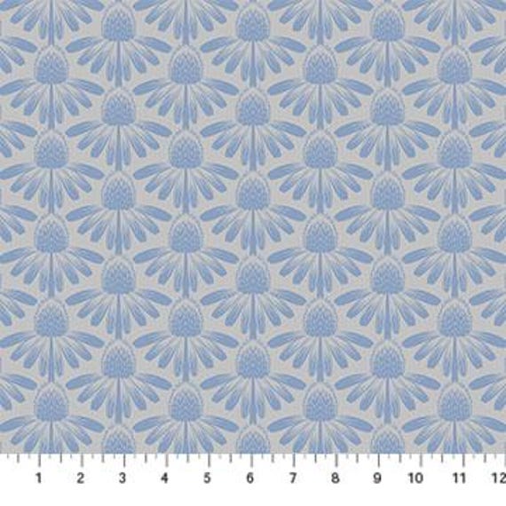Indelible, Echinacea, Shooting Star, By Anna Maria Parry, Anna Maria Textiles, sold by the yard