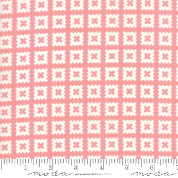 Little Snippets Coral 55184 13 by Bonnie and Camille for Moda Fabrics - Quilting cotton- sold by the 1/2 yard or the yard