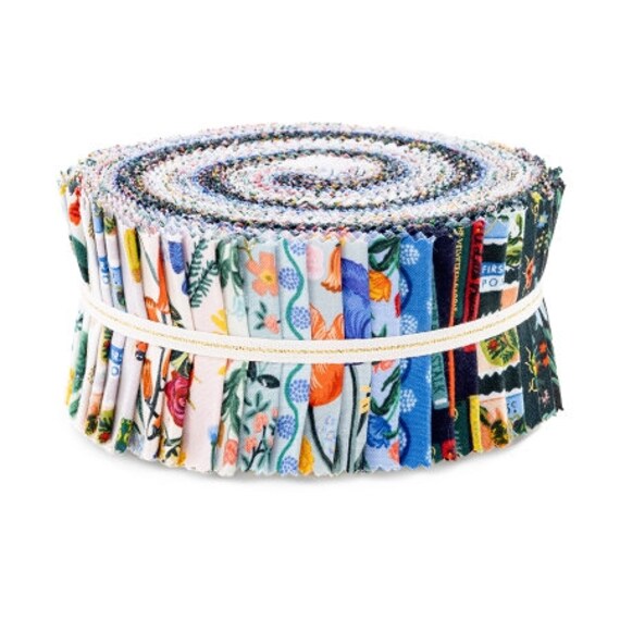 Curio 2.5 inch strips, By Rifle Paper Co, for Cotton+Steel, 42 Pieces