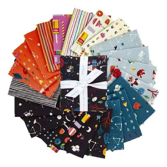 Tiny Treaters, Fat Quarter Bundle, by Jill Howarth, for Riley Blake Designs, complete Tiny Treaters Line (21 Fat Quarters)