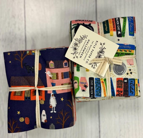 Halloween II, RP1300P-FQB, Halloween Fat Quarter - Bundle, 13 FQ's, By Rifle Paper Co, Cotton+Steel