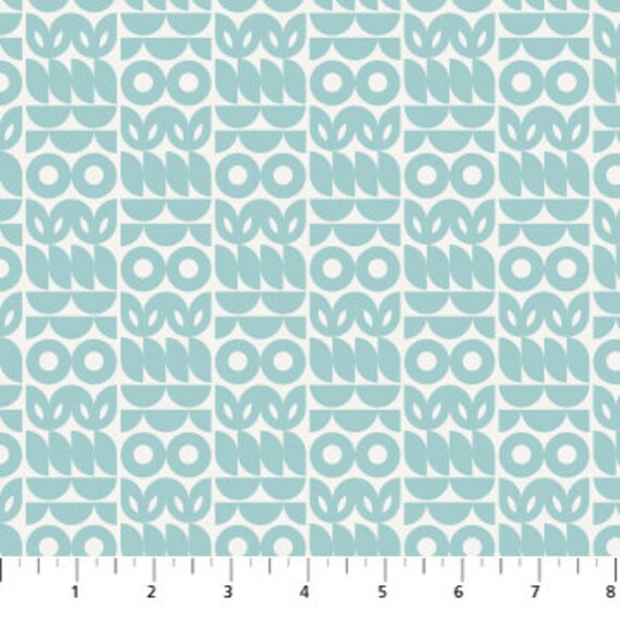 More Pie, Pie Size, Mint,  By Dana Willard, for Figo Fabric, Sold by the 1/2 yard or the yard