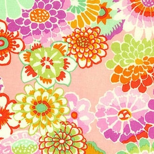 Asian Circles, Pink, GP89,  Kaffe Fassett, for Free Spirit Fabrics, sold by the 1/2 yard or the yard