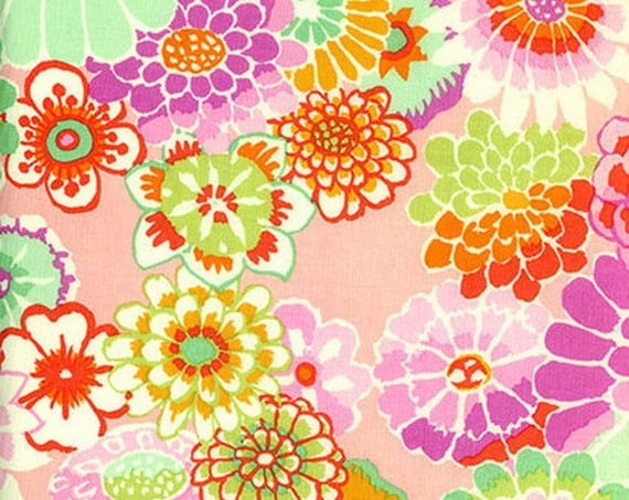 Asian Circles, Pink, GP89,  Kaffe Fassett, for Free Spirit Fabrics, sold by the 1/2 yard or the yard