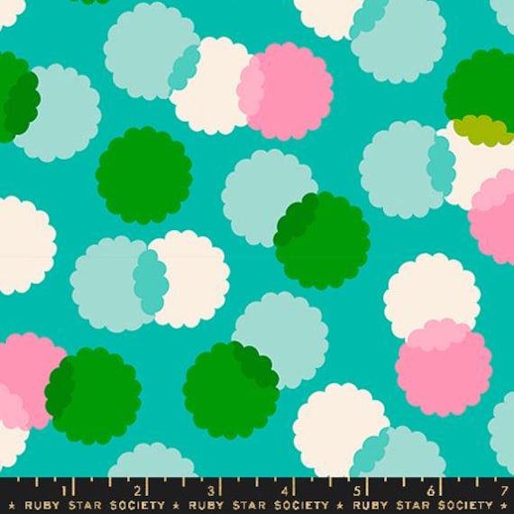 Eye Candy, Puffs, Tropics, RS5160 19, Ruby Star Society, Moda, sold by the 1/2 yard or the yard