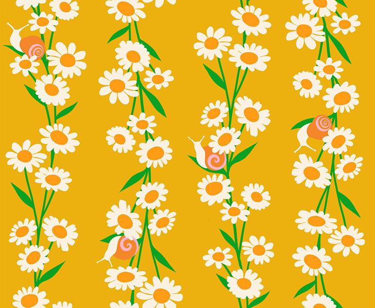 Carousel: Daisy Chain in Goldenrod Carousel: Daisy Chain in Goldenrod