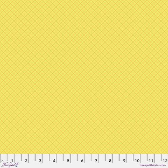 On the Grid, in Highlighter, Tula Pink, True Colors, 100% cotton, sold by the yard