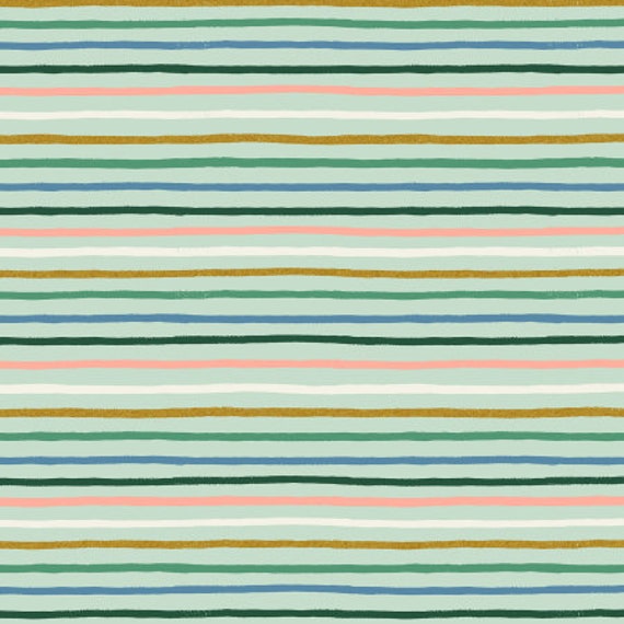 Orchard: Happy Stripe in Mint Orchard: Happy Stripe in Mint