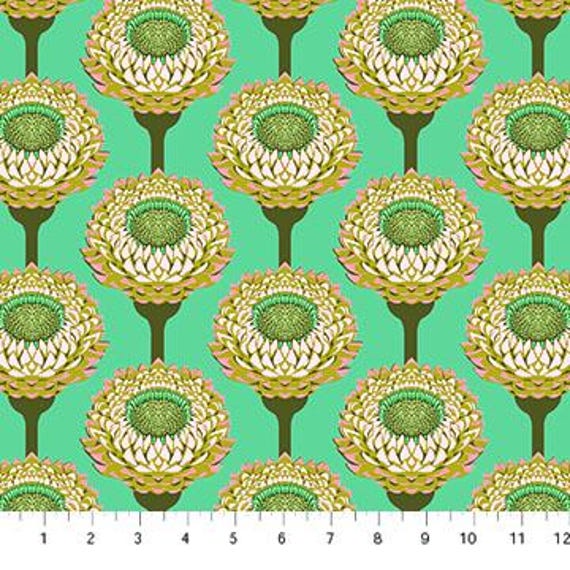 Iconic, in Aqua, AMT123-64V, By Anna Maria Parry, Anna Maria Textiles, sold by the yard