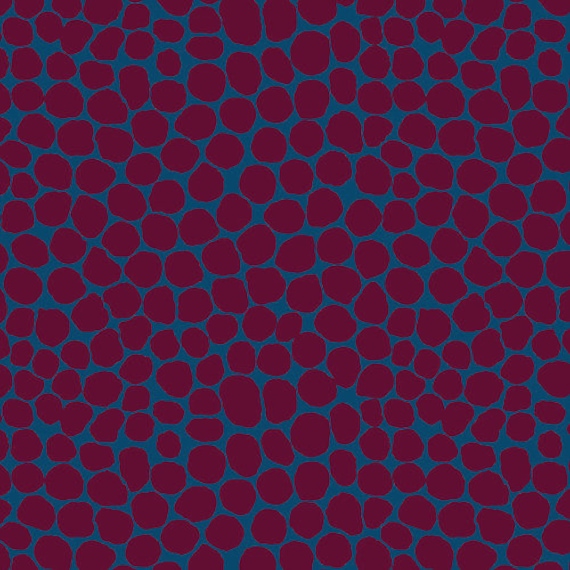 Jumble, Maroon, Classics, Brandon Mably, for the Kaffe Fassett Collective, for Free Spirit, sold by the 1/2 yard or the yard