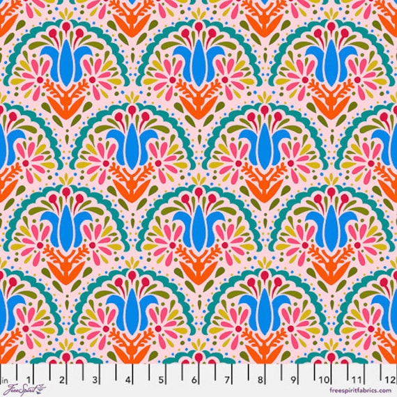 Amsterdam, Tulip, From  the Welcome Home collection, by Anna Maria, Free Spirit Fabrics, sold by the 1/2 yard or the yard