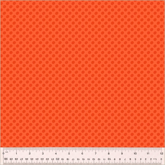 DOT TO DOT, Tigerlily, by Heather Givans, Windham Fabrics, sold by the 1/2 yard or the yard