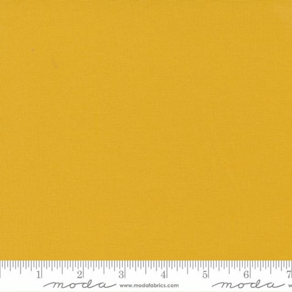 Bella Solids Mustard, 9900 213, Moda, Sold by the 1/2 yard cut continuous from bolt