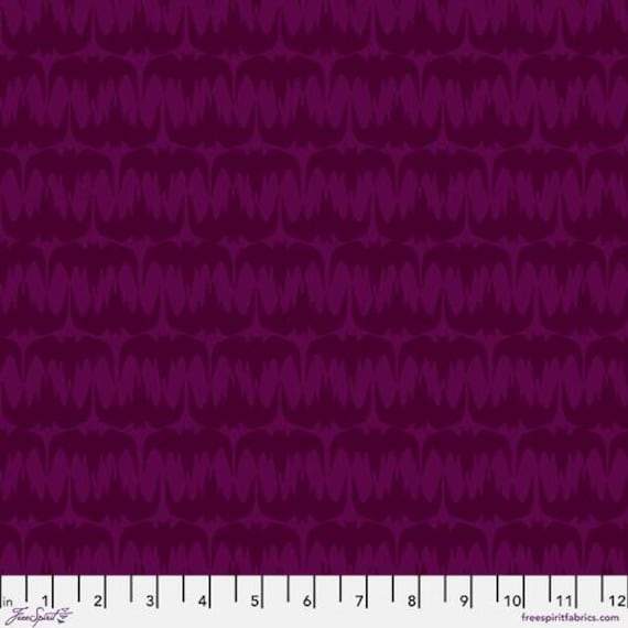 Ghostly Greetings,  Batty Bats, in Purple, By Cori Dantini, FreeSpirit, sold by the 1/2 yard or the yard