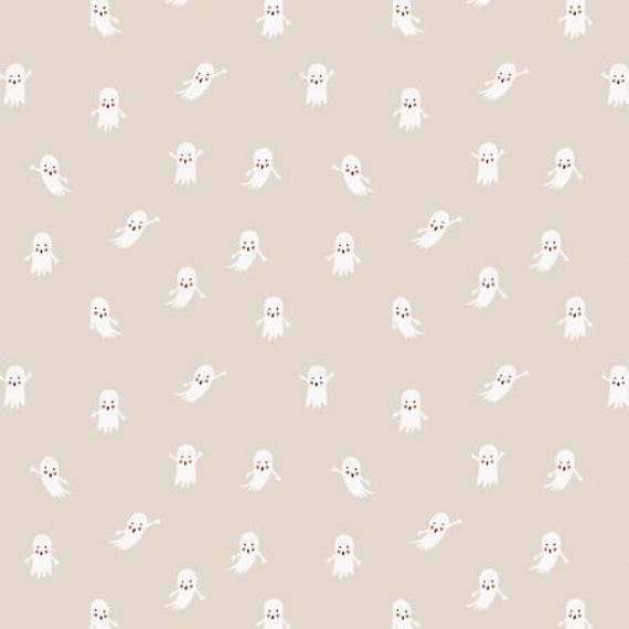 Halloween,  Ghosts, Linen Fabric, RP1303-Li3, Rifle Paper Co, Cotton+Steel, sold by the 1/2 yard or the yard