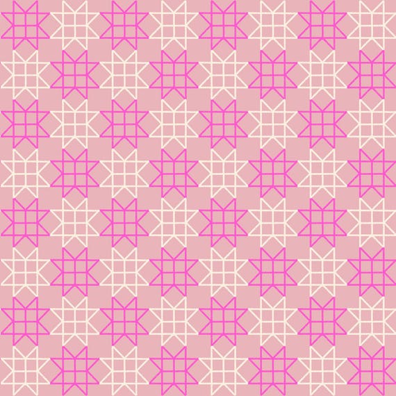 Paper Cuts 2, Paper Star, in Lavender, RS1114 13, Rashida Coleman Hale, Ruby Star Society, Sold by the yard