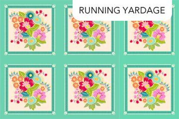 Allegory, Squaredance, in Bright, By Anna Maria Parry, AMT 144-64C, Anna Maria Textiles, sold by the yard