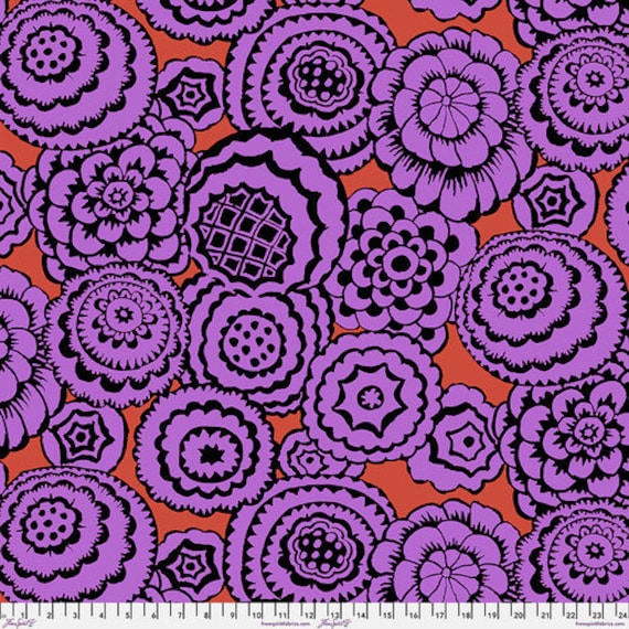 Deco - Dark, February 2024, PWGP199.DARK, Philip Jacobs for the Kaffe Fassett Collective, FreeSpirit, sold by the 1/2 yard or the yard
