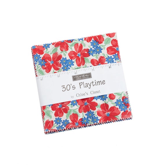 30s Playtime, Charm Pack, 33750PP, Moda Precuts, 5x5