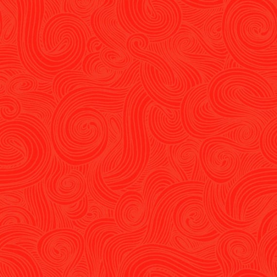 Just Color! - tonal swirl in Chili, Studio E - 1351 - Chili, sold by the 1/2 yard or the yard