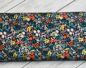 注目ブランドのギフト Meadow, Black Multi Canvas Metallic Fabric, Bon Voyage アイドル