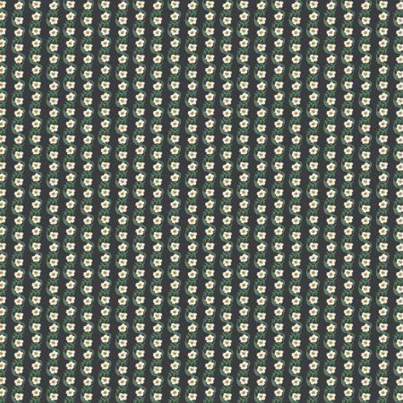Bramble, Messina Stripe, Black Metallic Fabric, RP911-BK4M, Rifle Paper Co, Cotton + Steel, RJR, Sold by the 1/2 yard or the yard
