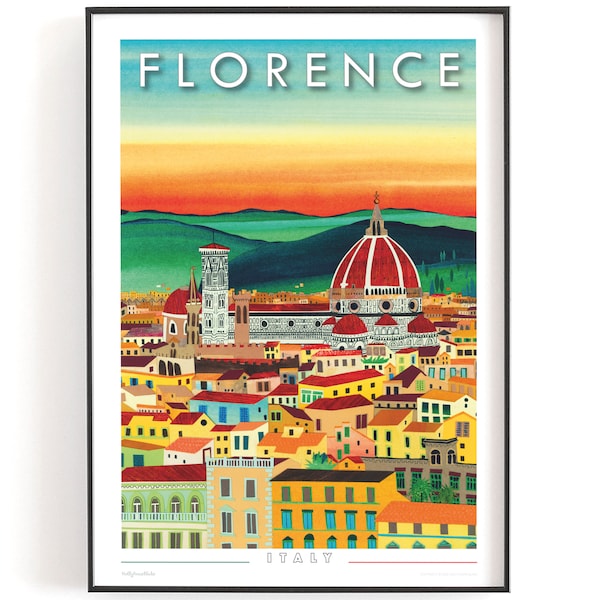 Florence, Italy GICLEE print. A2, A1, large format